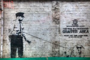 Banksy Designated Graffiti Area  London 2013