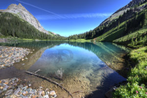 Blue Lake Under Mount Sneffels