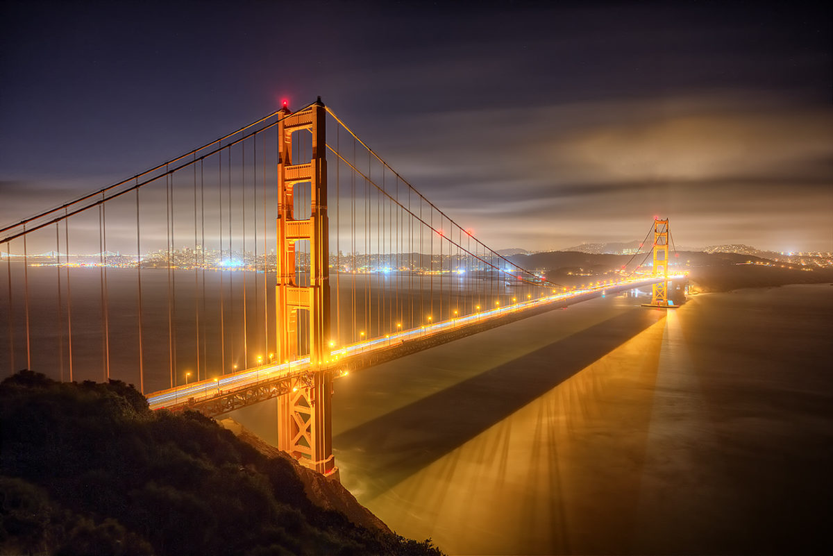 Night Lights at the Golden Gate