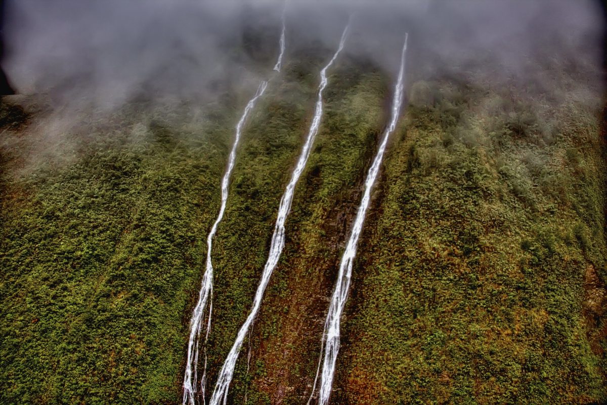 Mount Waialeale Waterfalls