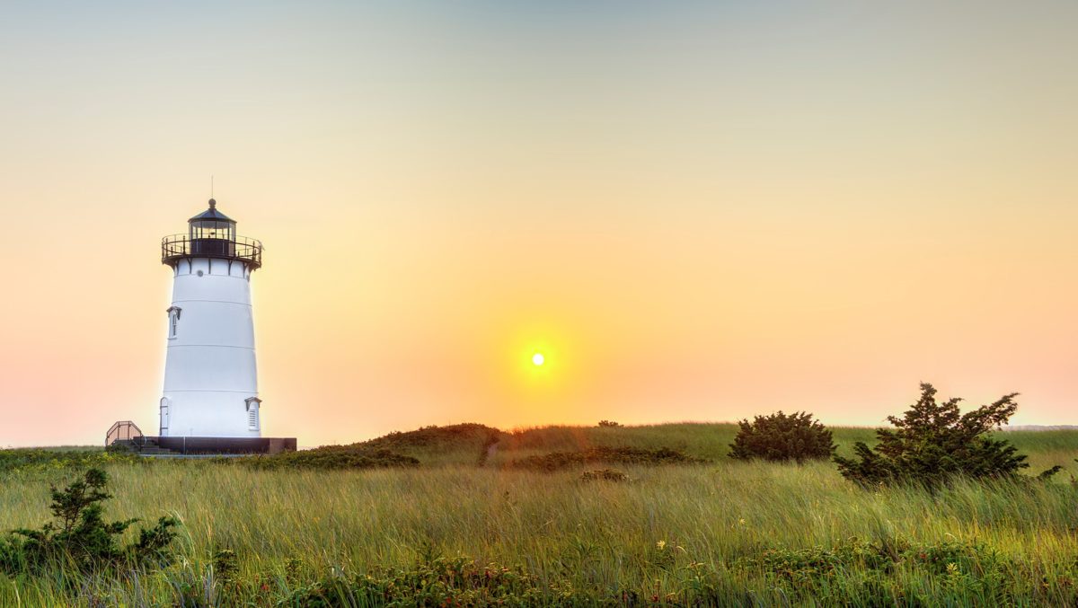 Edgartown Lighthouse Sunrise Edgertown Marthas Vineyard