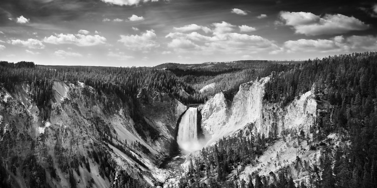 Yellowstone Falls BNW !!Panorama-1 copy